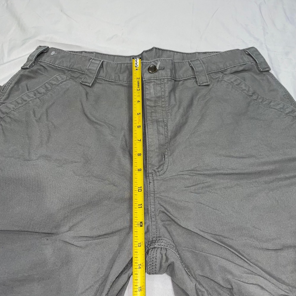 Carhartt Mens 38 Loose Fit Canvas Work Shorts Steel Grey B147 STL Utility Cargo - Picture 5 of 7